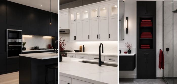 Modern kitchen cabinets