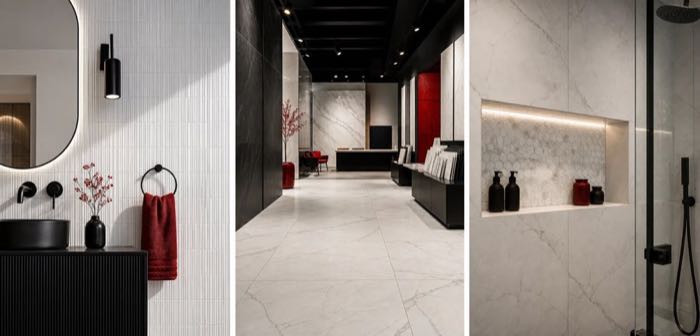 Tile and stone finishes