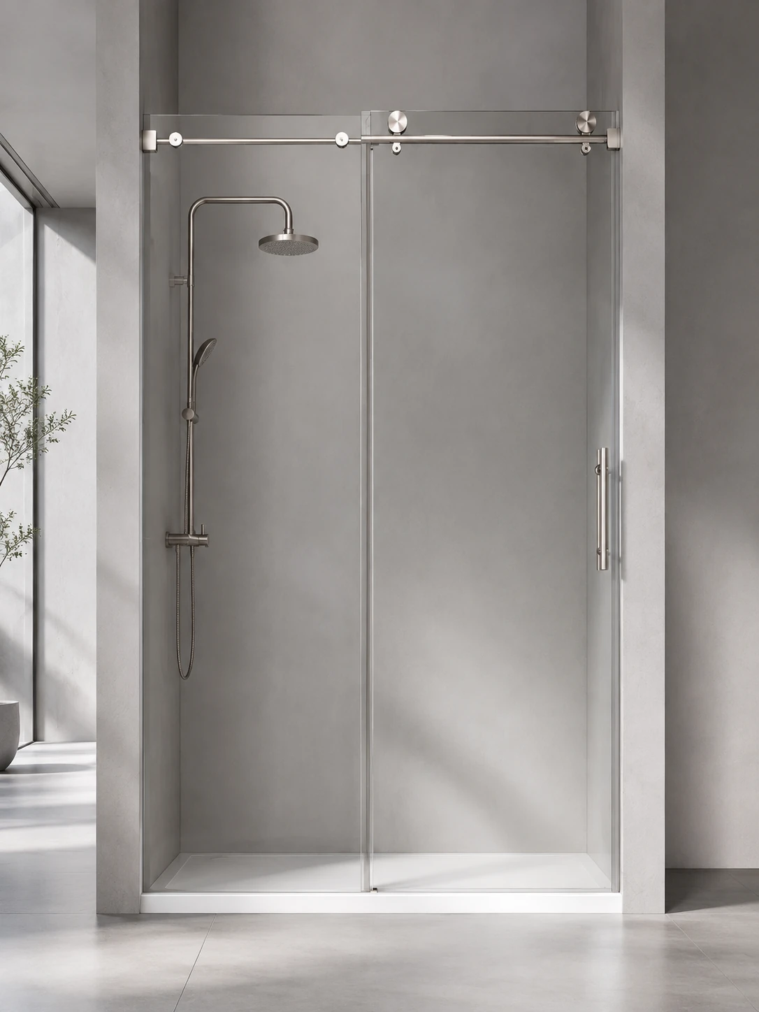 RK04 single sliding shower door
